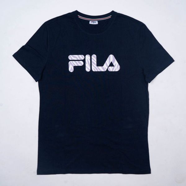 Camisetas Fila Mulher Azul Marinho - Fila Zebra Oversized Outlet Portugal,SKGF-83279